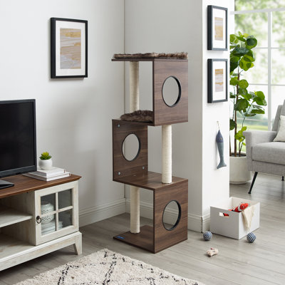 Sheree Cat Tree 50" modern and easy clean