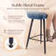 360°Swivel Upholstered Bar Stools with Iron Frame-1771031306