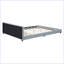 Lit plateforme tapissier grand et simple TG, lit mère et enfant, similicuir-210774278