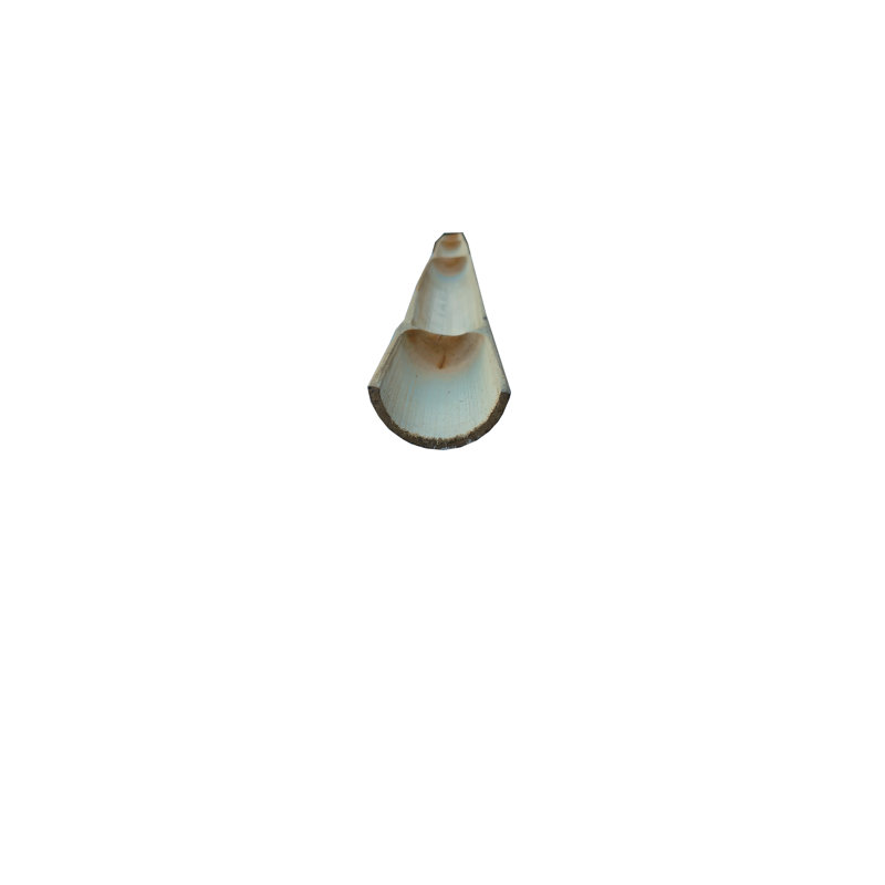 MGP Tan Bamboo Post Cap / Top, 92" H x 1.5" W x 2" D