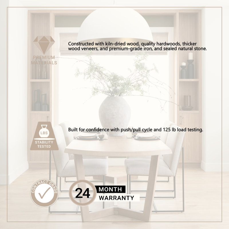 Denver Solid Wood Dining Table