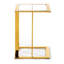 Tommen Glass Top Frame End Table-1849716963