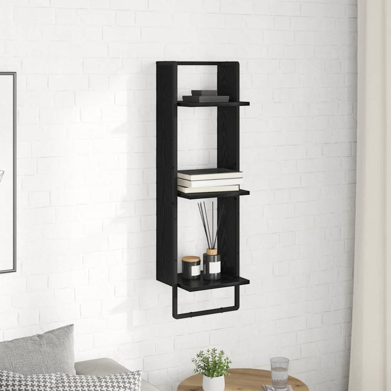 Floating Shelf, Black Oak