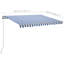 Auvent de patio rétractable en polyester l 120 po x P 100 po VidaXL-88718950