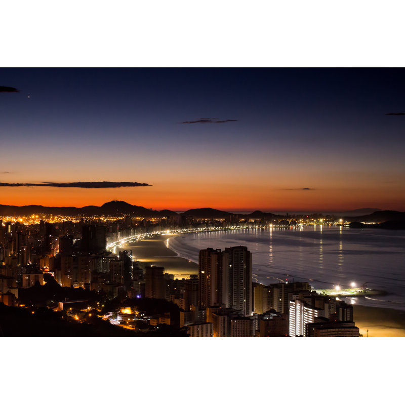 Felizio Dawn In Santos On Canvas par Andrefernando, H 12 po x l 18 po