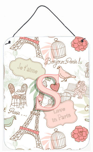 « letter love in paris » par denny knight, impression sur plaque, S