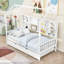 Lit en bois avec lit gigogne simple et tablettes-640805376-640805379