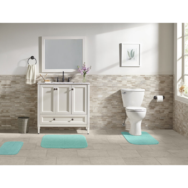 Tapis pour salle de bain Heffingen, Écume de mer