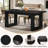 63-Inch Wood Farmhouse Dining Table-678394697