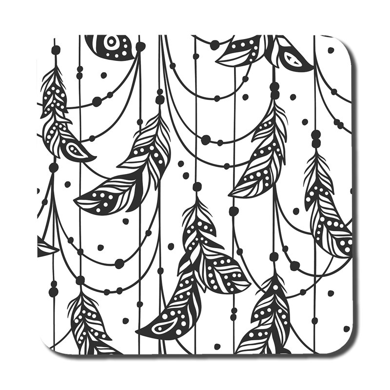 Square 6 Piece Coaster Set