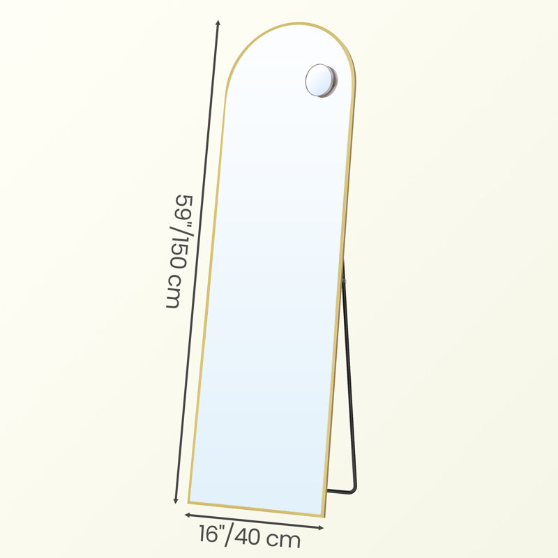 Rectangle Mirror, Beige, 150cm x 40cm