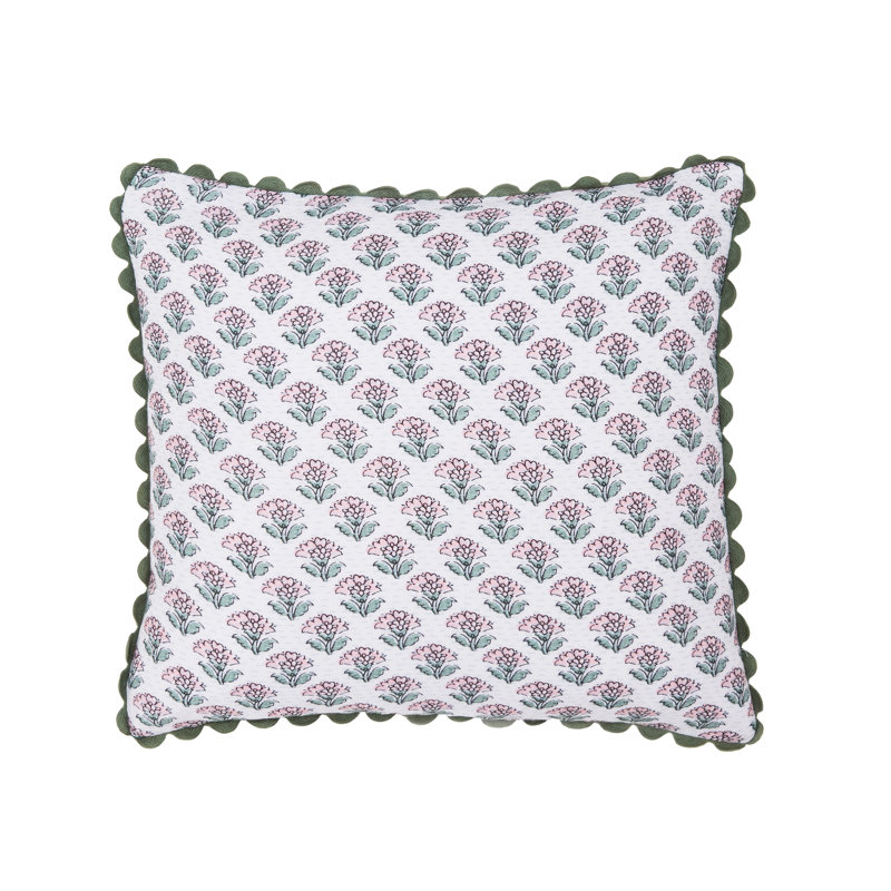 Indienne Blockprint Cotton Cushion