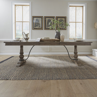 Aisja Trestle Dining Table Set