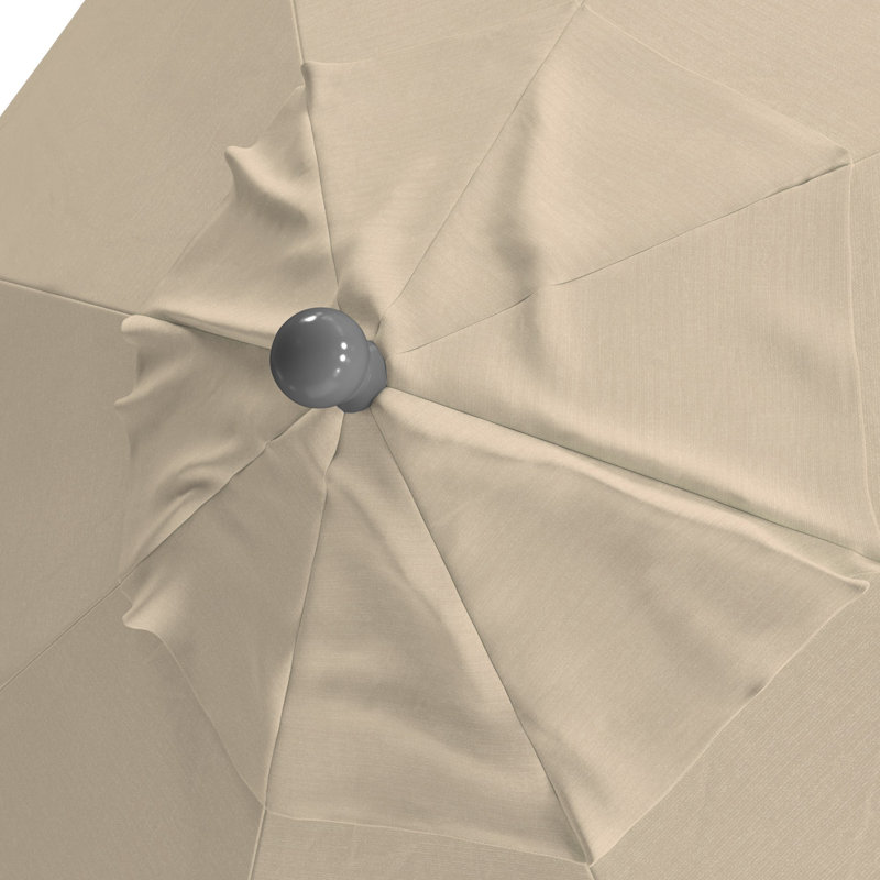 Parasol de marché 11 pi Bediya, Performance beige antique
