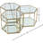 Dickerson Glass Top Coffee Table-1818079328
