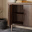 Buffet rustique semi-circulaire à grande capacité
