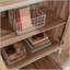 Bibliothèque à double usage avec rangement ouvert, tablette intérieure réglable, structure en métal