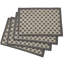 Napperon tissé à la main Artisan - Pois gris - 14 po x 19 po