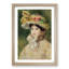 Woman with Capeline by Pierre-Auguste Renoir - Picture Frame Painting-62776003-62776009