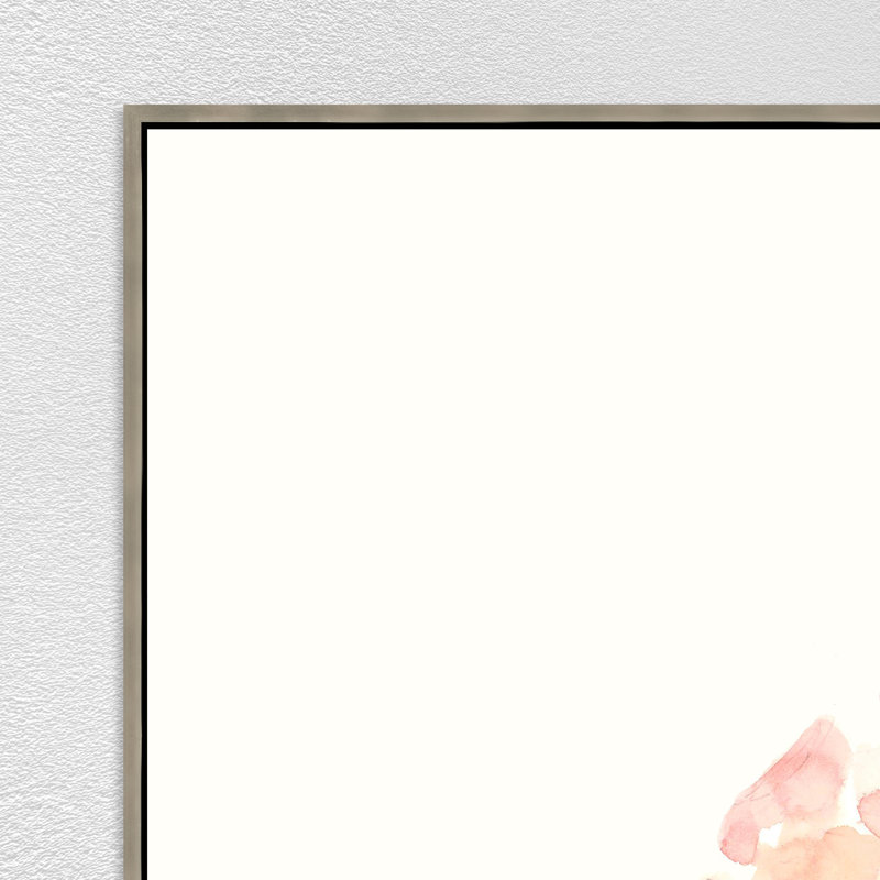 Fleur Delicate II Painting by Helen Parker, 46.75" H x 31.75" W, Glass Coat
