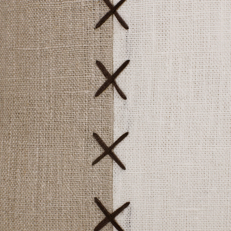Housse et insert de coussin carré en lin, Polyester