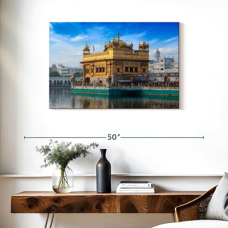 Lilie India's Golden Temple, H 24 po x l 36 po