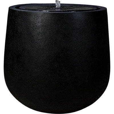 26 in. Meditation Fountain - Black Sand