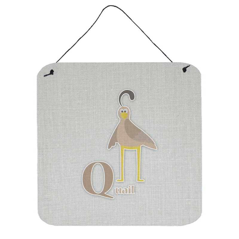 Décoration murale q pour quail contemporaine alphabet