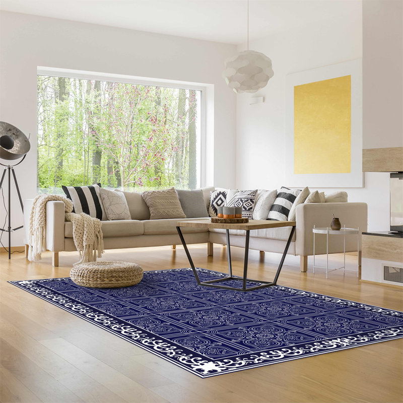 Bynoe Geometric Kitchen Mat, Rectangular 136 x 203cm