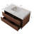 Lioren 35.4" Modern Sintered Stone Vanity With Soft-Close Drawers And Waterproof Wood-124006334