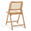 Ensemble de 2 chaises de patio pliables en rotin AllModern Dan-71526370