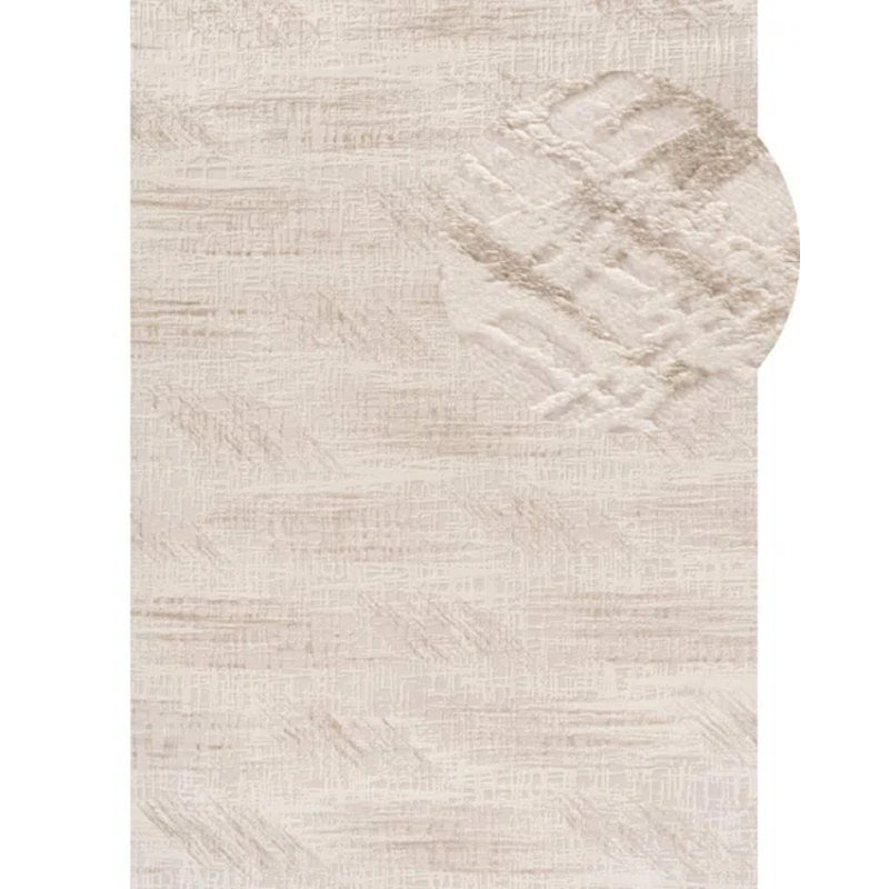 Carmel Modern Abstract Cream/Beige Area Rug, Rectangle 160 x 230 cm