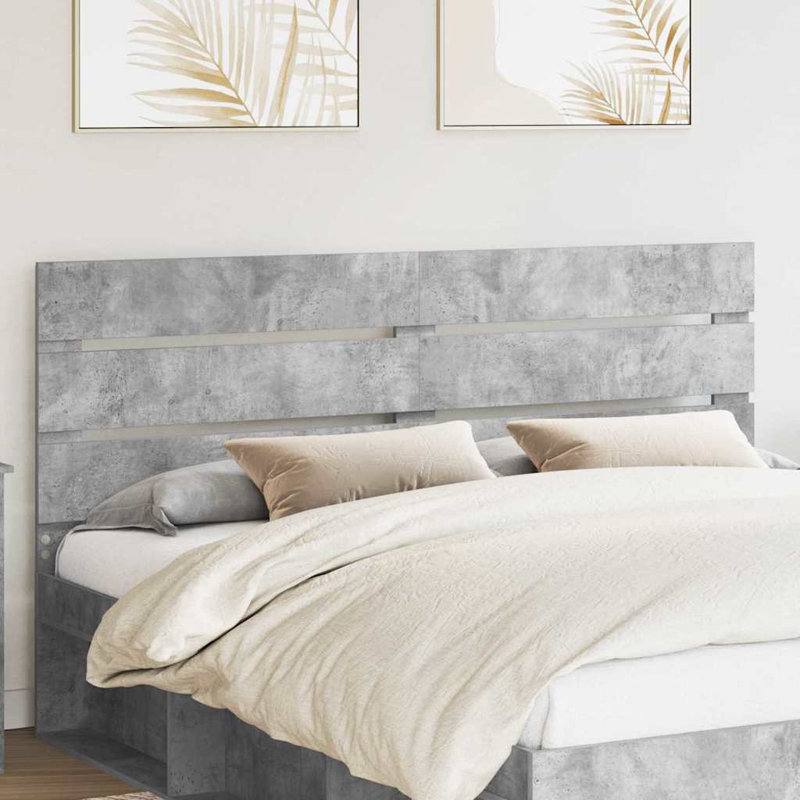 Headboard, California King, Concrete Grey