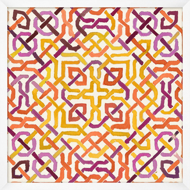 Magenta Geo Pattern 2 Painting
