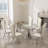 Jai Glass Top Metal Base Dining Table