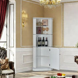 European style multi-purpose corner cabinet