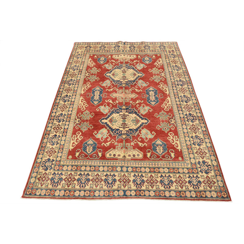 Tapis rouge unique de 7 pi 2 po x 9 pi 9 po One-of-a-Kind