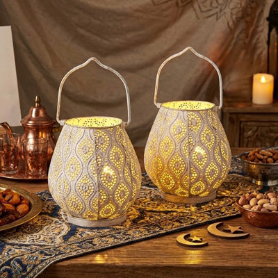Ensemble de 2 lampes décoratives marocaines JHY DESIGN