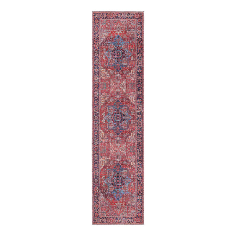 Haigh Washable Oriental Indoor Rug, Runner 2' x 8'