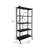Jahod 5-Tier Foldable Metal Shelving Unit with Wheels-1034127964-1037206104