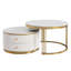 Table basse gigogne 2 tiroirs Elegant Grace