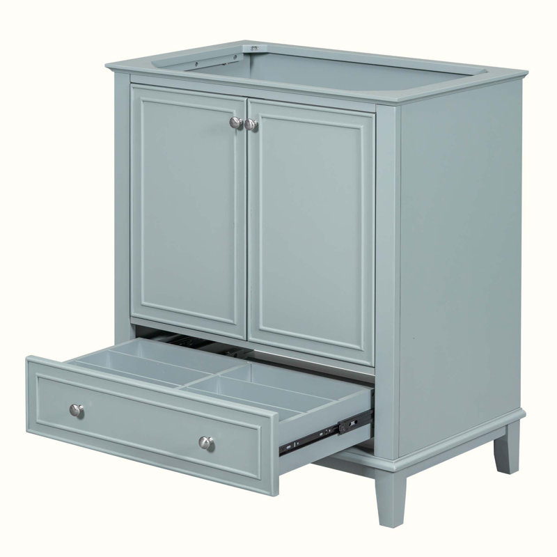 29.5'' Single Bathroom Vanity Base Only, Green