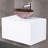 Mia 30.0 '' Single Bathroom Vanity with Wood Covered In Murano Glass Top-303012278-303012277