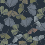 Ginko I 33' L x 20.5" W  Wallpaper Roll