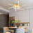 Hanke 32.28" 6-Speed Reversible LED Dimmable Ceiling Fan With Light And Remote