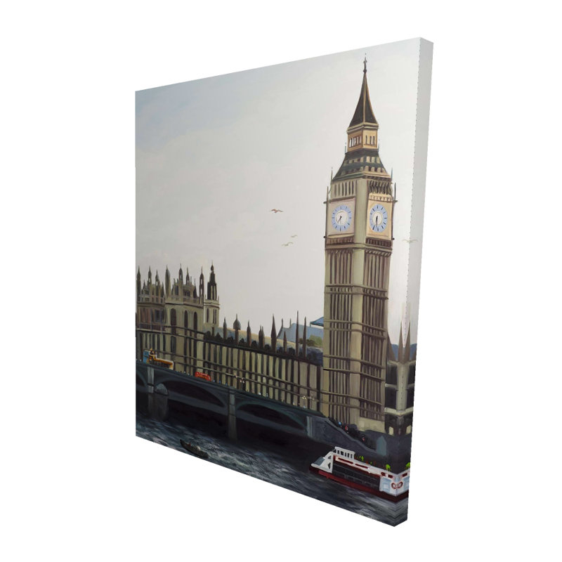 Big Ben Clock Canvas | Contemporary London Home Decor