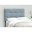 Lit, taille simple, tapissier, chambre à coucher, cadre seulement, juvénile, velours bleu clair, transitionnel-738873036