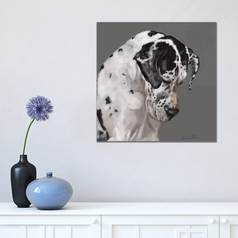 Great Dane by Vicki Newton - Wrapped Canvas Print, 45.72 cm H x 45.72 cm W x 1.91 cm D