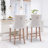 Upholstered Counter Stool with Solid Wood Frame-724752136-724752144