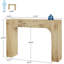 Console Farmhouse, longue table d'entrée en bois derrière le canapé-228028254-228028252